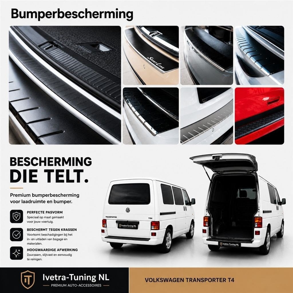 Bumperbeschermer Volkswagen Transporter T4 [1990–2003], Verzenden, Ivetra-Tuning NL, Info@ivetra-tuning.nl | www.ivetra-tuning.nl