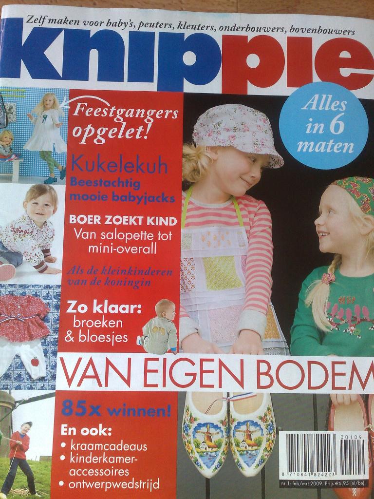 Knippie leuke patronen nr. 1 februari / maart 2009, Verzenden, Zo goed als nieuw, Kind, Knippie