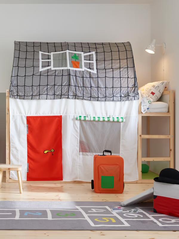 Bedtent Kura Ikea, Ophalen of Verzenden, Zo goed als nieuw, Halfhoogslaper