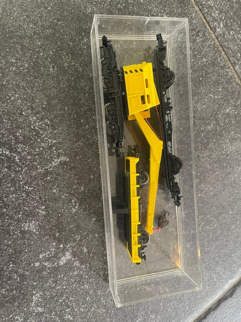 Hijskraan 'Krupp ardelt' Spoor N met 2 wagons, Ophalen, Treinset, Gelijkstroom of Wisselstroom, Trix