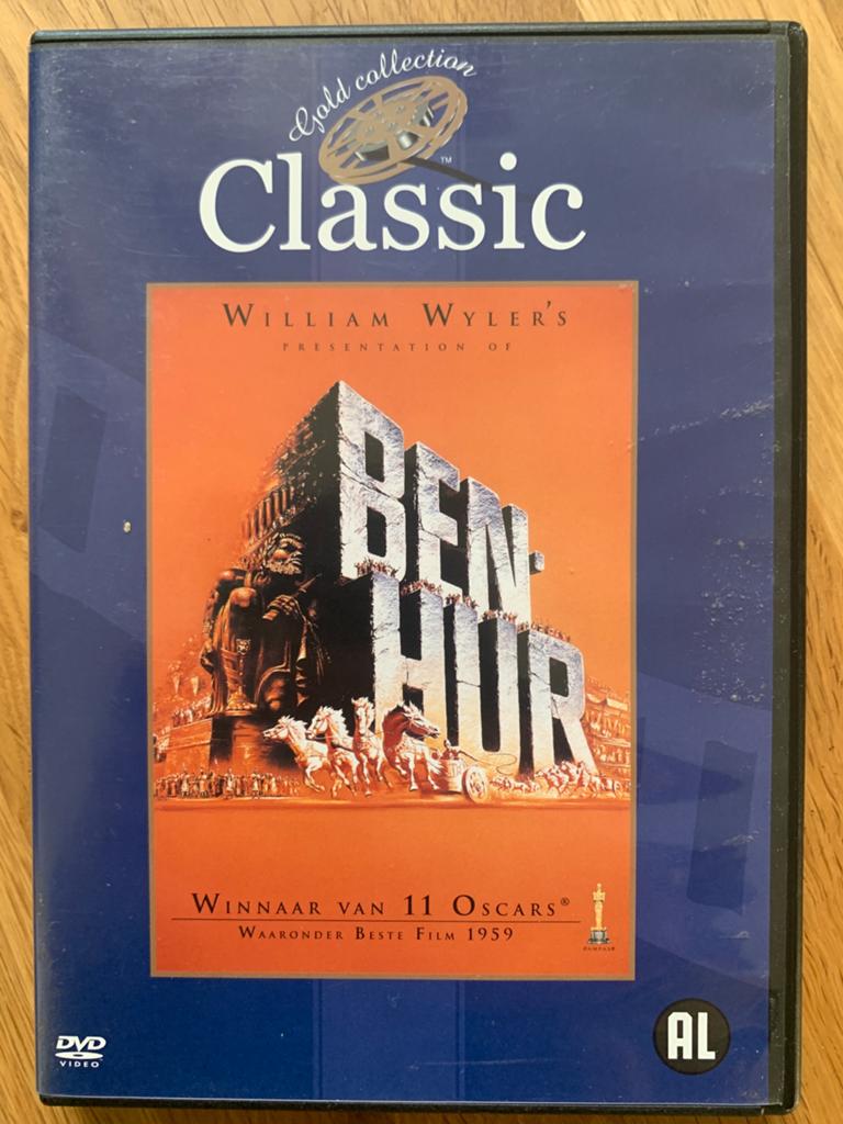 Ben hur (5=4), Cd's en Dvd's, Dvd's | Klassiekers, 1960 tot 1980, Vanaf 16 jaar, Ophalen of Verzenden, Zo goed als nieuw
