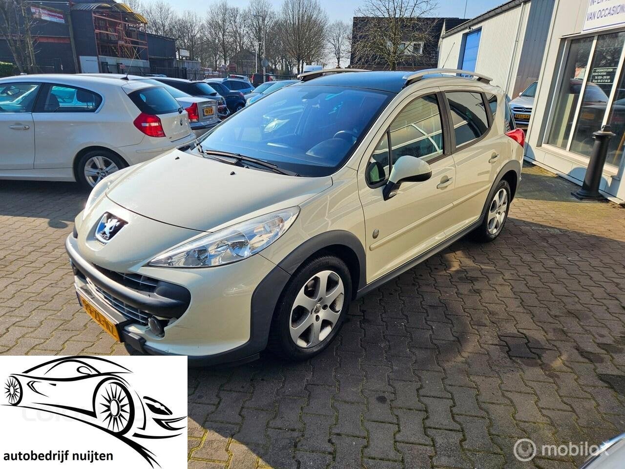 Peugeot 207 SW Outdoor 1.6 VTi XS, Gebruikt, 4 cilinders, Automatische klimaatregeling, Origineel Nederlands