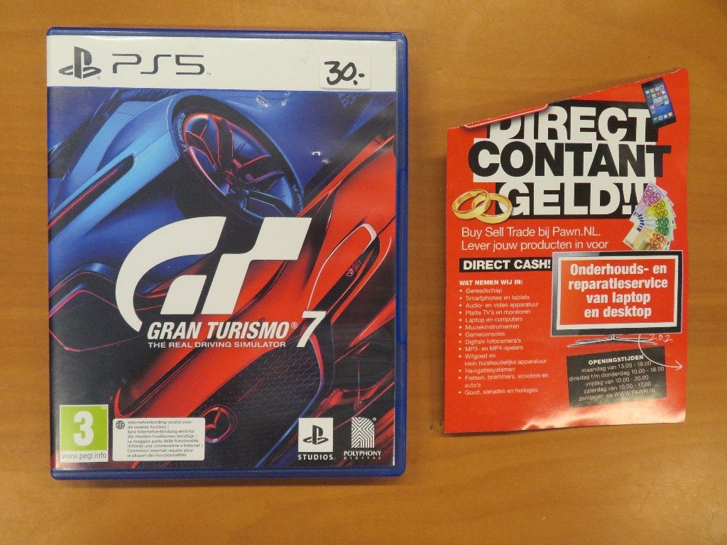 Playstation 5 (PS5) Gran Turismo 7 | Pawn Eindhoven, Ophalen, Gebruikt, Racen en Vliegen, 2 spelers