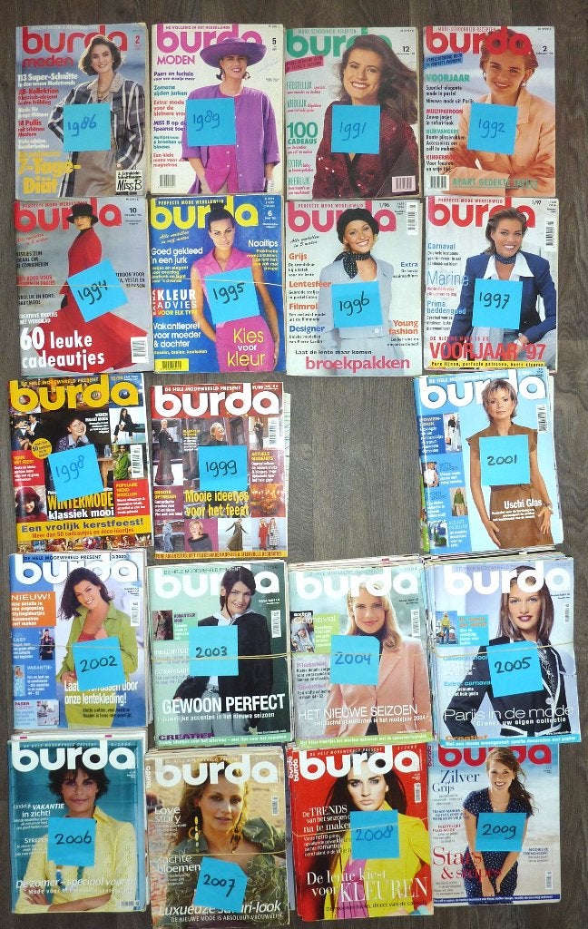 BURDA 1986-2009, Ophalen, Overige typen, Vrouw, Burda