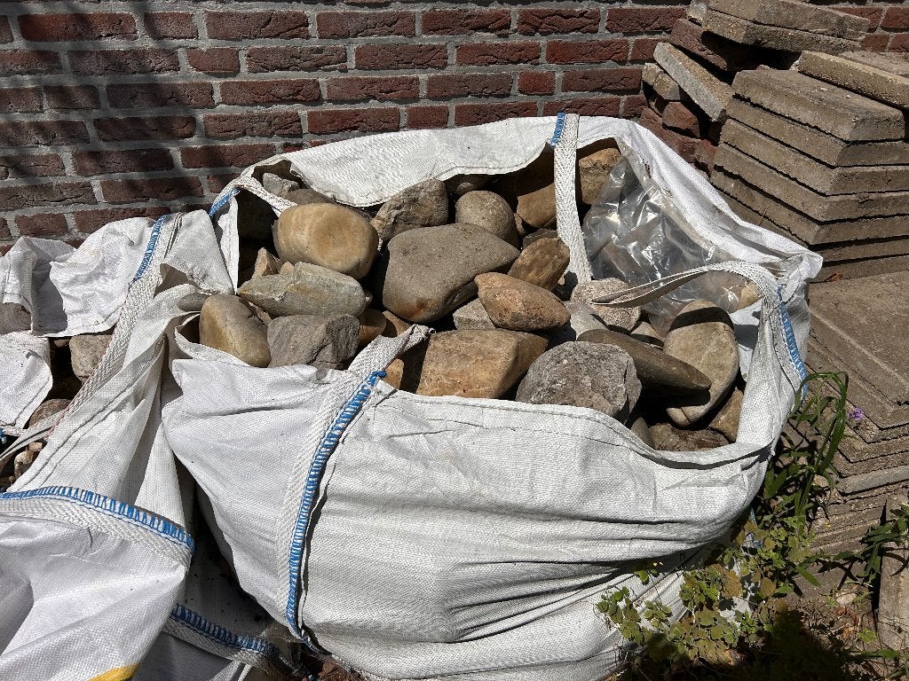 Sierkeien voor tuin of vijver, Tuin en Terras, Ophalen, Gebruikt, Grijs, Kei