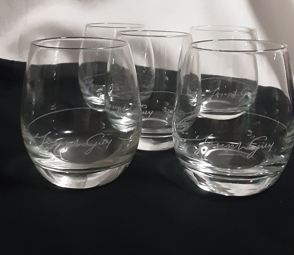 JOSEPH GUY tumbler glazen 5 stuks, Verzamelen, Glas en Borrelglaasjes, Ophalen of Verzenden, Zo goed als nieuw, Borrel- of Shotglas