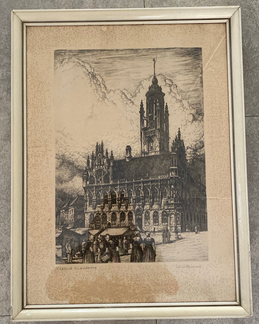 Stadhuis Middelburg 1890-1977, Antiek en Kunst, Ophalen of Verzenden
