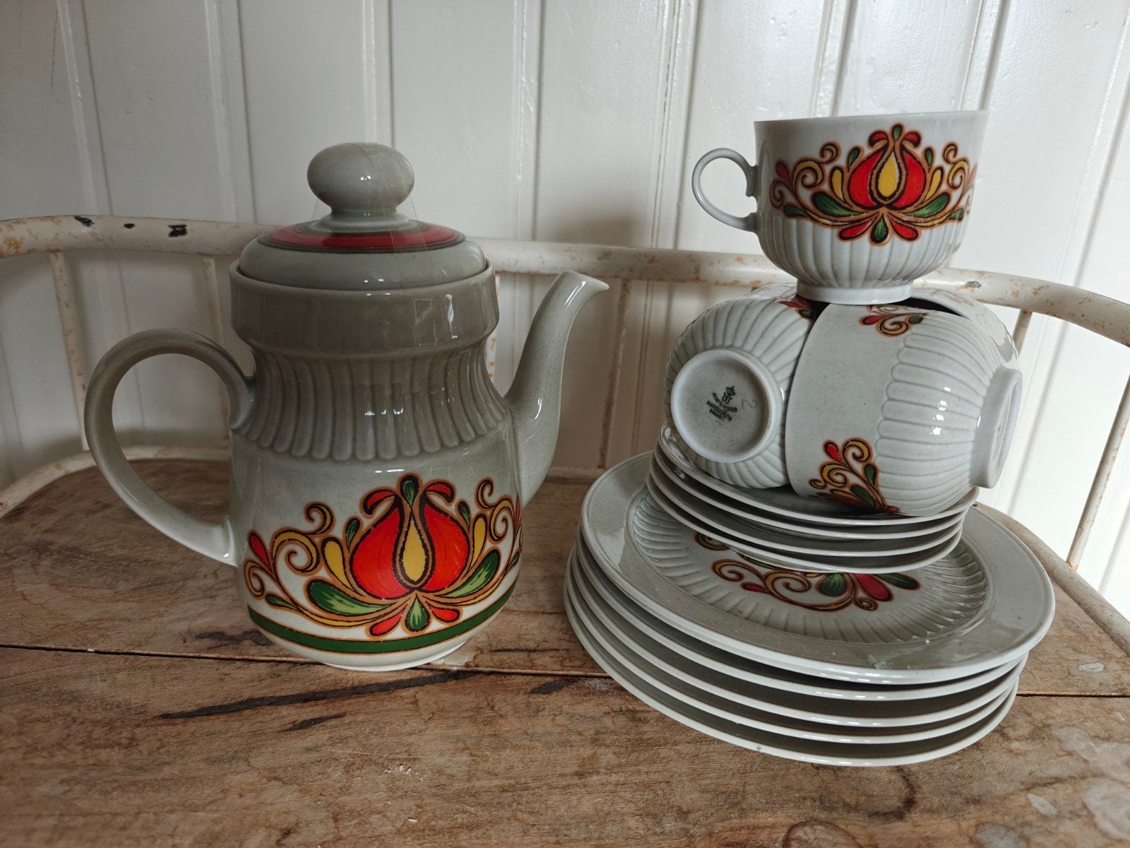 Vintage Winterling Marktleuthen Bavaria Koffieservies, Antiek en Kunst, Ophalen of Verzenden