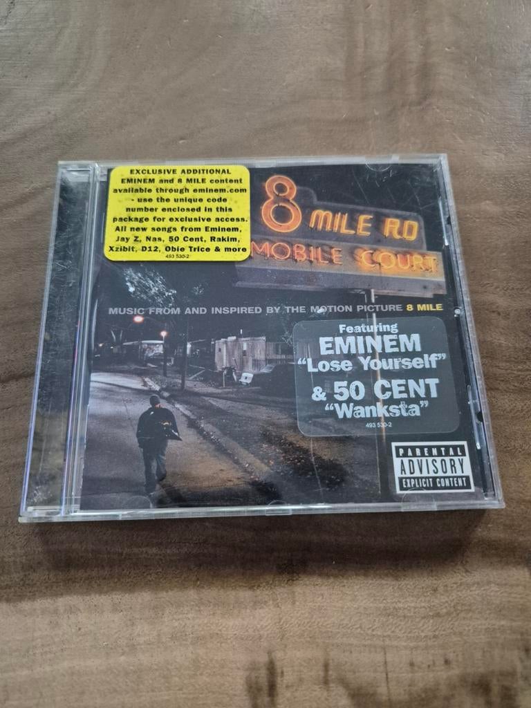 8 Mile Ft. Eminem & 50 Cent - CD, Cd's en Dvd's, Cd's | Hiphop en Rap, Ophalen of Verzenden, 2000 tot heden, Zo goed als nieuw