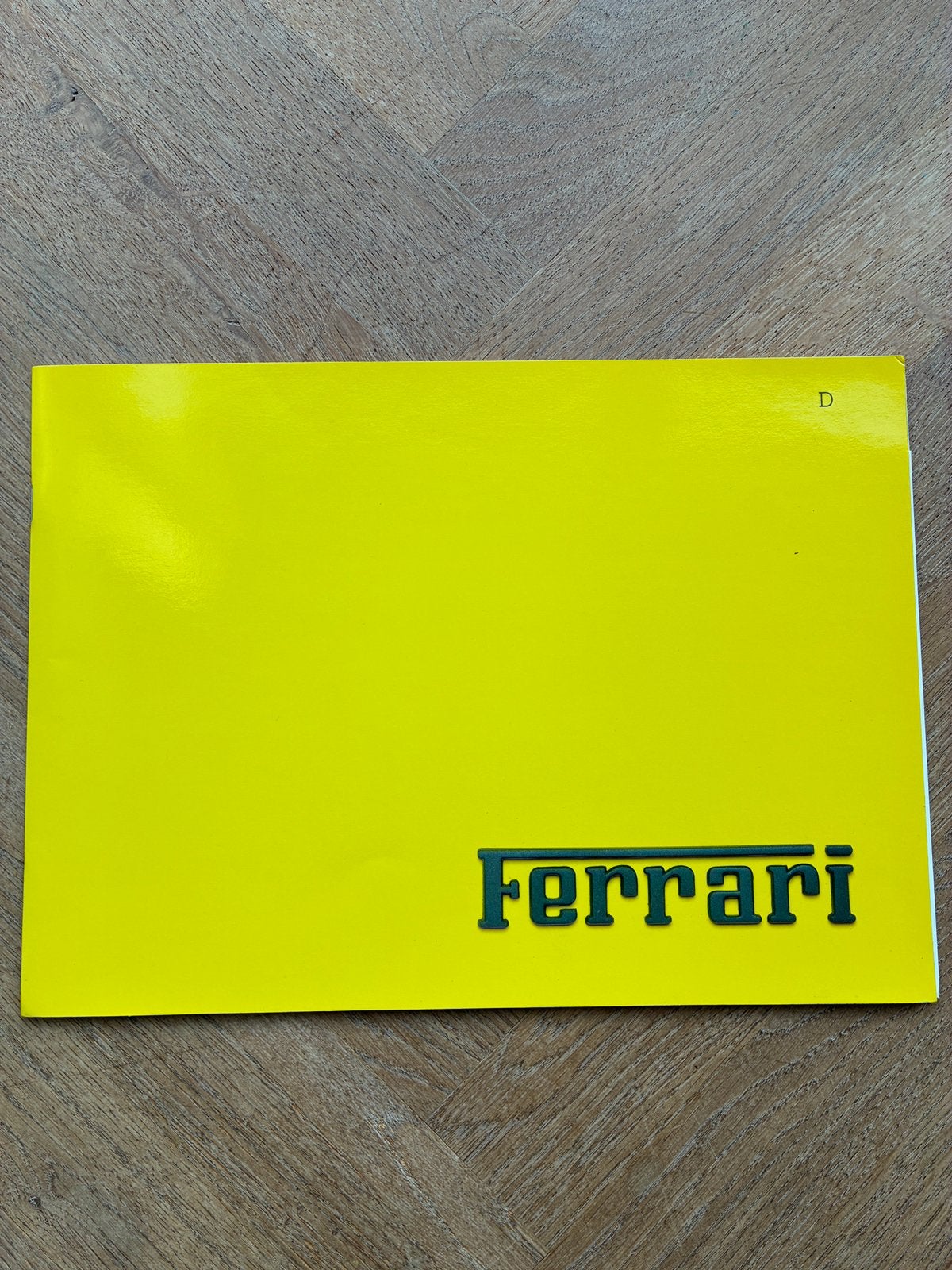 Ferrari brochure / persmap 1986 oa Testarossa, Boeken, Verzenden, Zo goed als nieuw, Ferrari