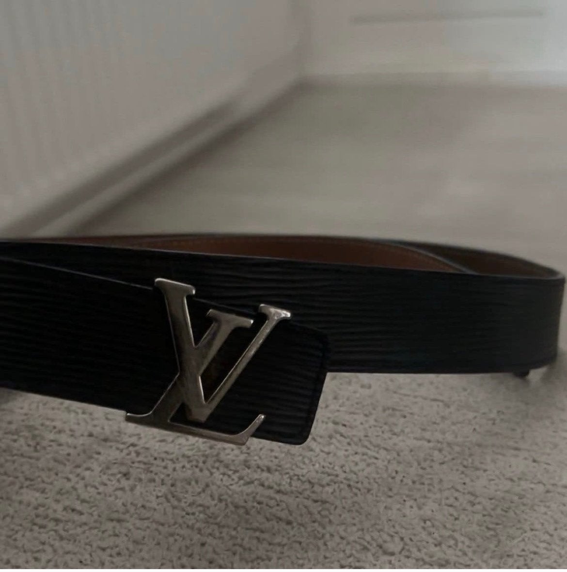 Louis vuitton riem zwart unisex, Kleding | Dames, Ophalen of Verzenden, Zo goed als nieuw, Zwart