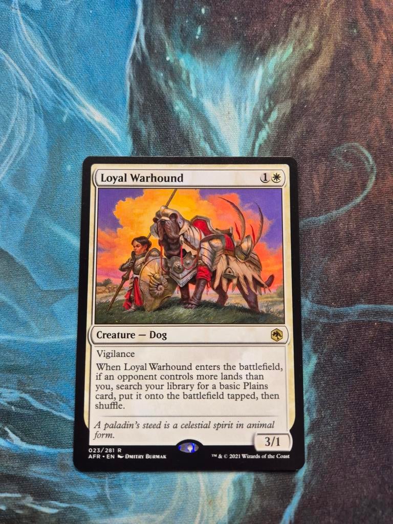 Loyal Warhound - Adventures in the Forgotten Realms, Ophalen of Verzenden, Zo goed als nieuw, Losse kaart