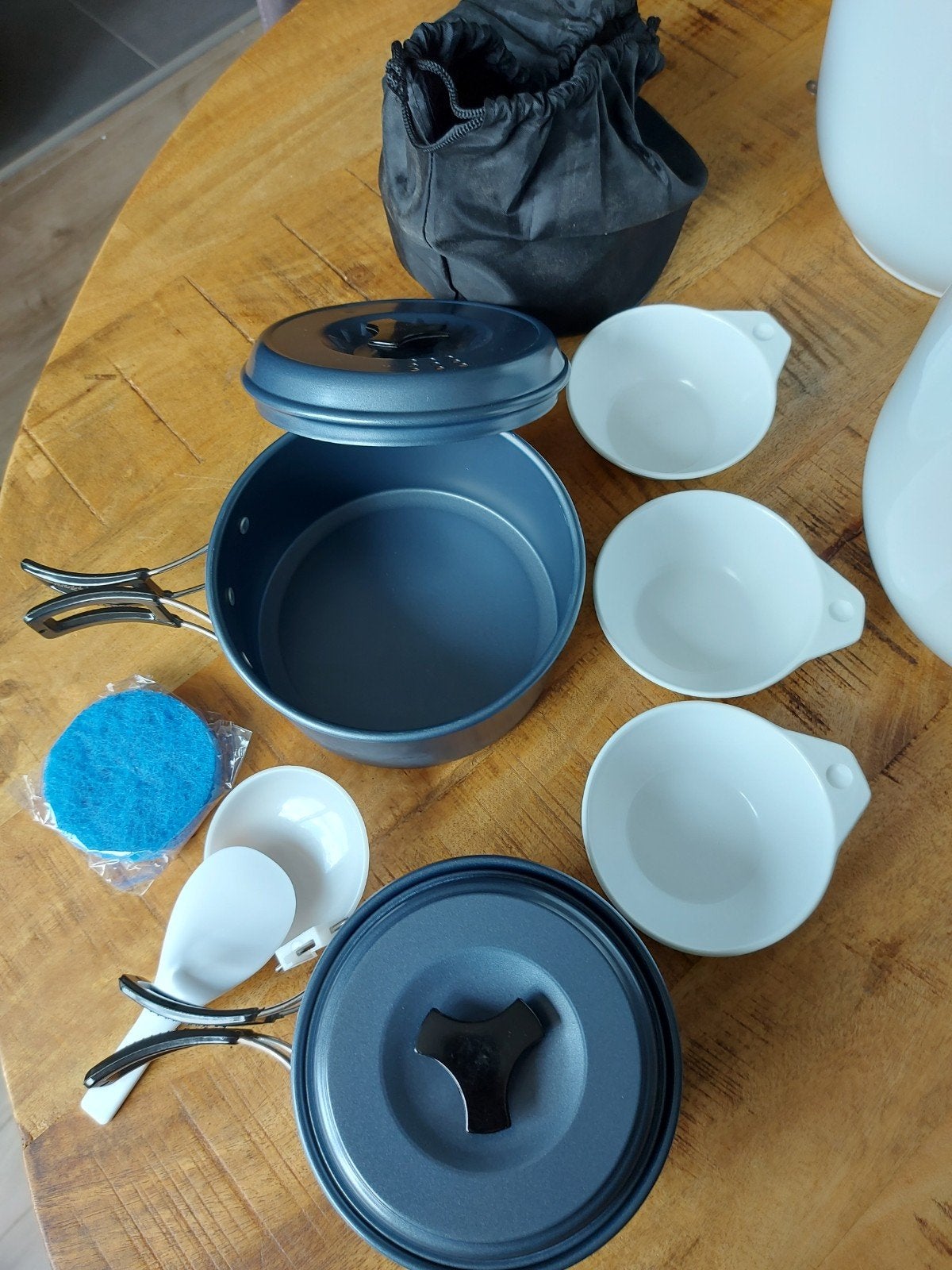Compacte Camping  pannenset, Ophalen, Zo goed als nieuw