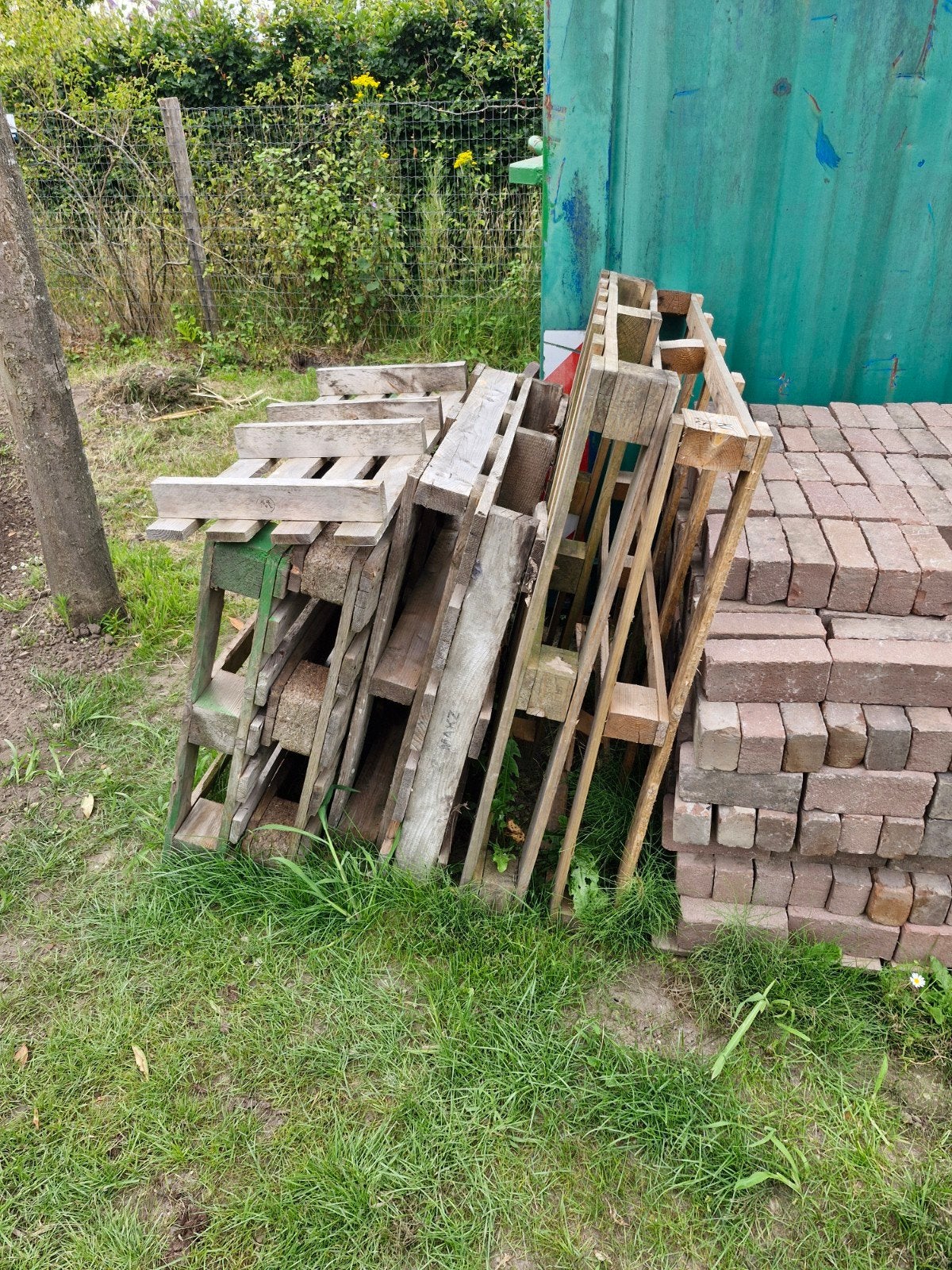 Gratis pallets, Minder dan 3 m³, Ophalen