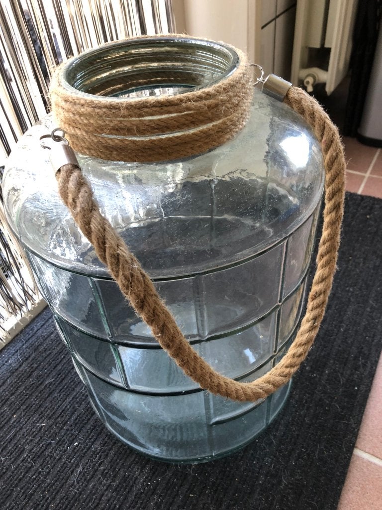 Te koop glazen vaas/bak.(nieuw)., Ophalen, Overige kleuren, Nieuw, Glas