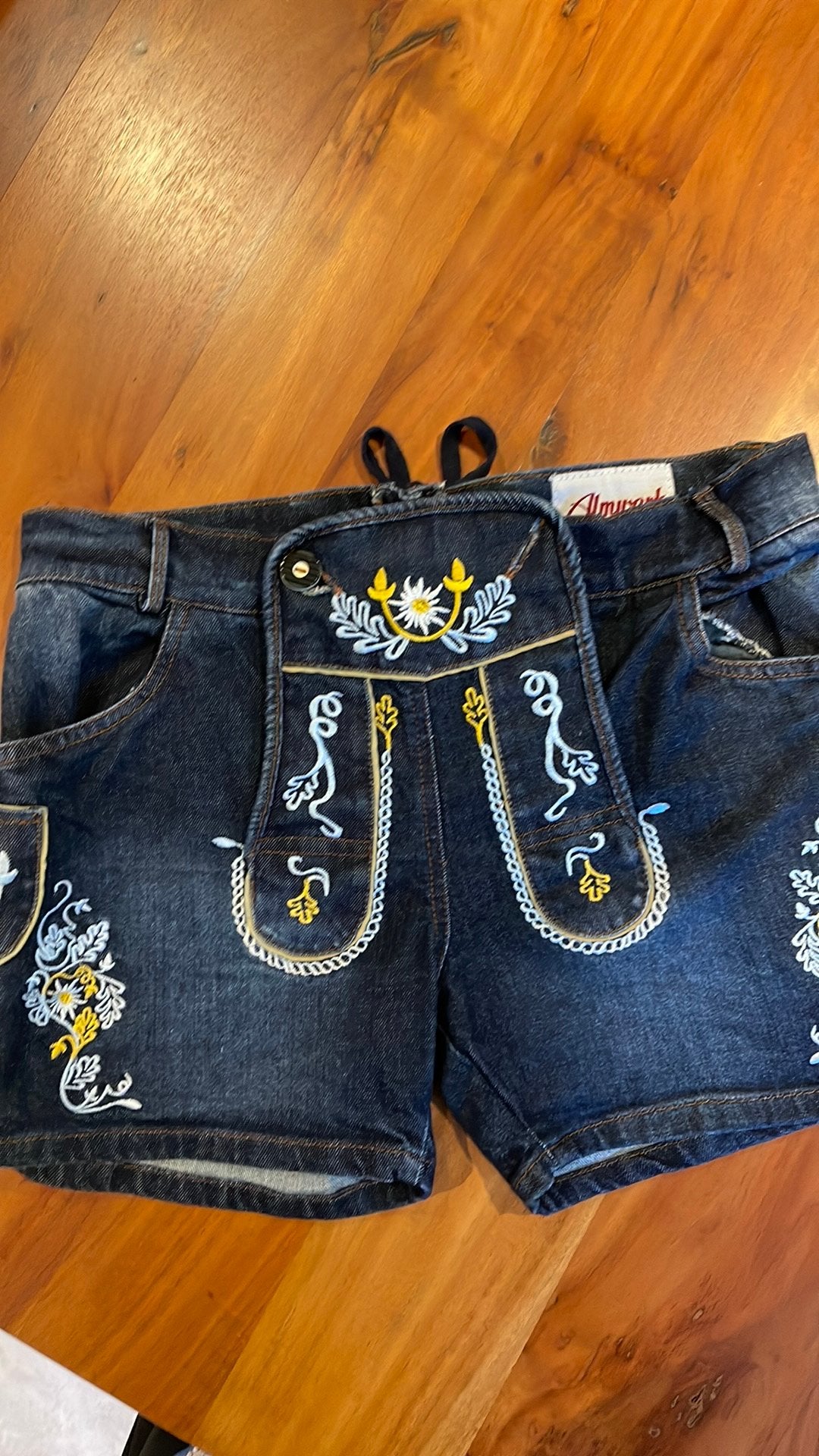 Tiroler broek 38/40 sijkerstof, Overige maten, Ophalen of Verzenden, Kleding, Overige thema's