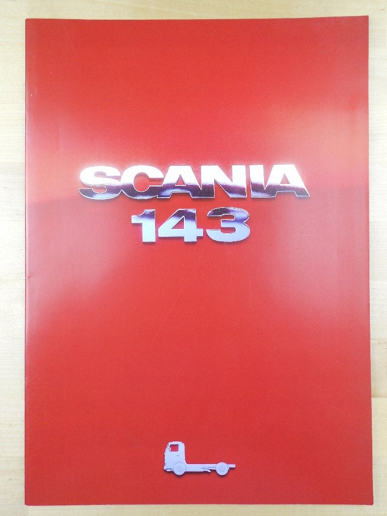 Scania 143 Brochure 1993 – V8 R143 Streamline, Ophalen of Verzenden, Zo goed als nieuw, Overige merken, Scania