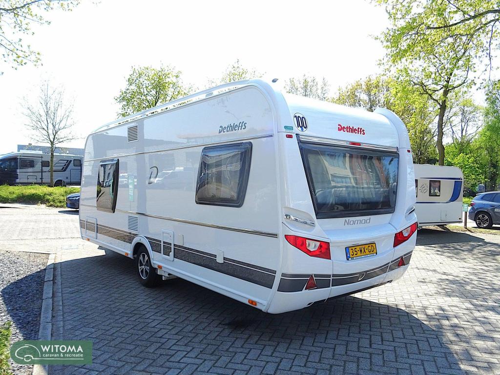 Dethleffs Nomad 530 DR mover, airco, luifel., Caravans en Kamperen, Caravans, Overige typen, Rondzit, Bedrijf, Dethleffs
