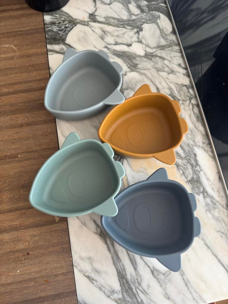 Liewood Raket Bakjes - 4 Stuks Kinderservies, Ophalen, Gebruikt