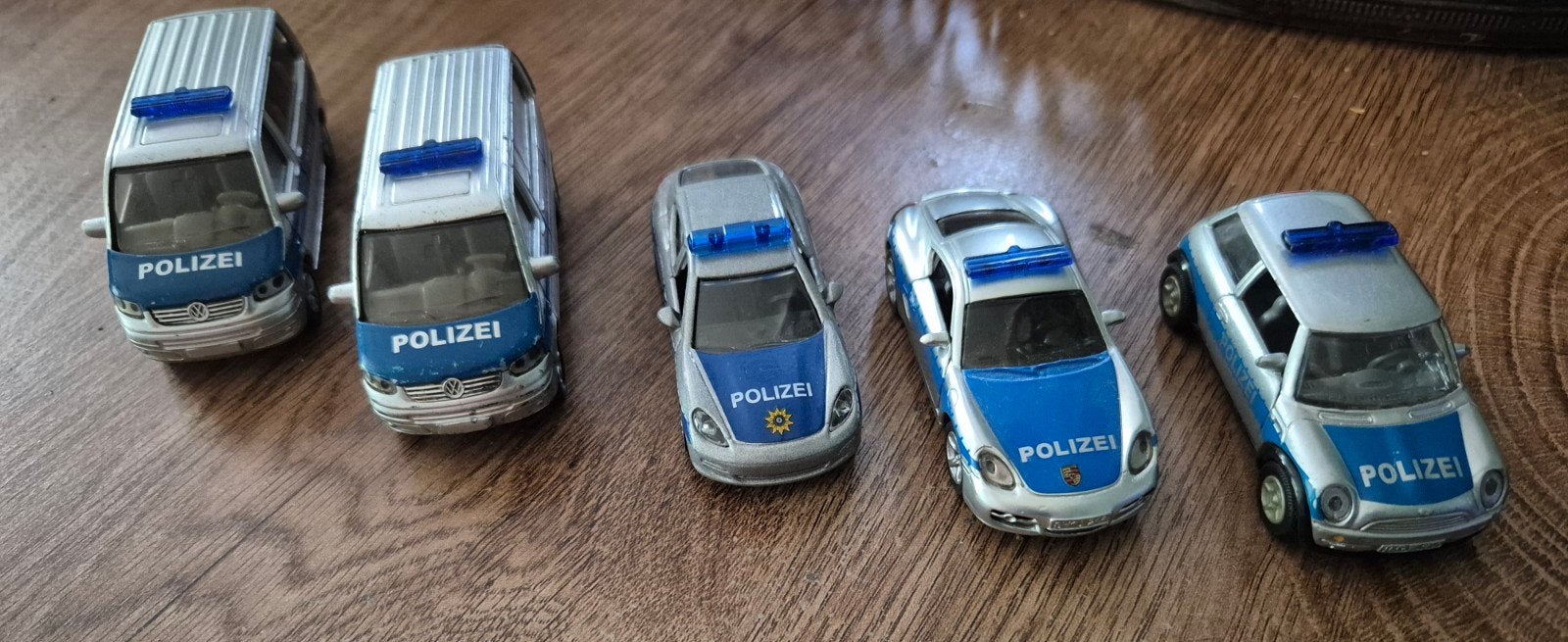 Siku Polizei speelgoedauto's - Set van 5, Kinderen en Baby's, Speelgoed | Speelgoedvoertuigen, Ophalen of Verzenden, Gebruikt