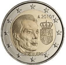 2 Euro Luxemburg 2010 - Wapen van Henri - UNC, Verzenden, Luxemburg, 2 euro, Losse munt