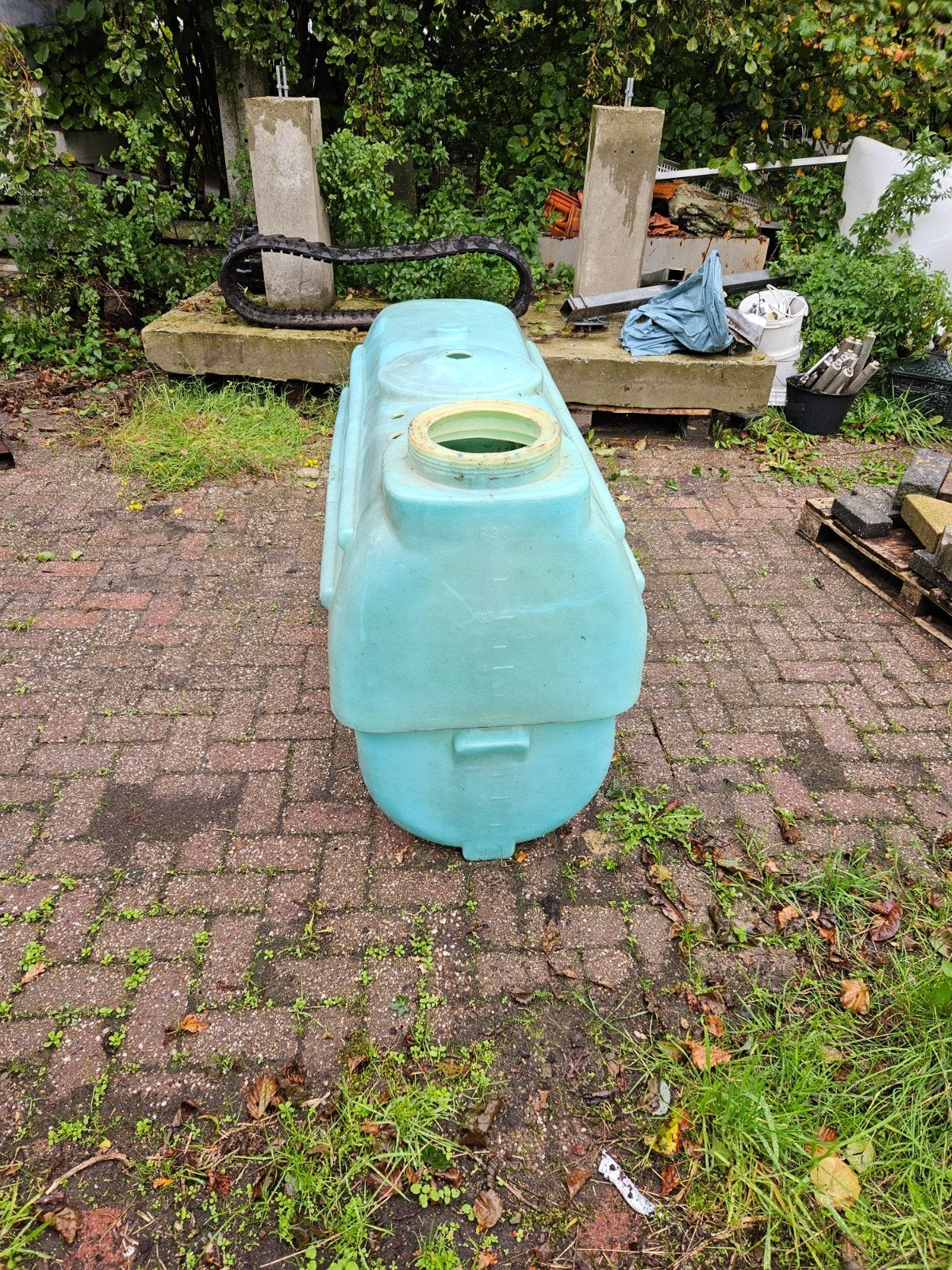 Plastic tank, Ophalen