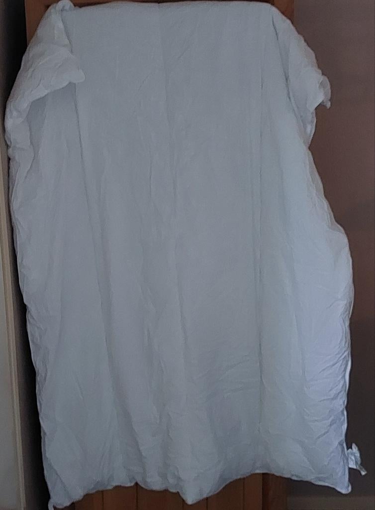 Synthetisch dekbed 120x150 cm met kussen., Kinderen en Baby's, Kinderkamer | Beddengoed, Ophalen, Jongetje of Meisje, Wit, Deken of Dekbed