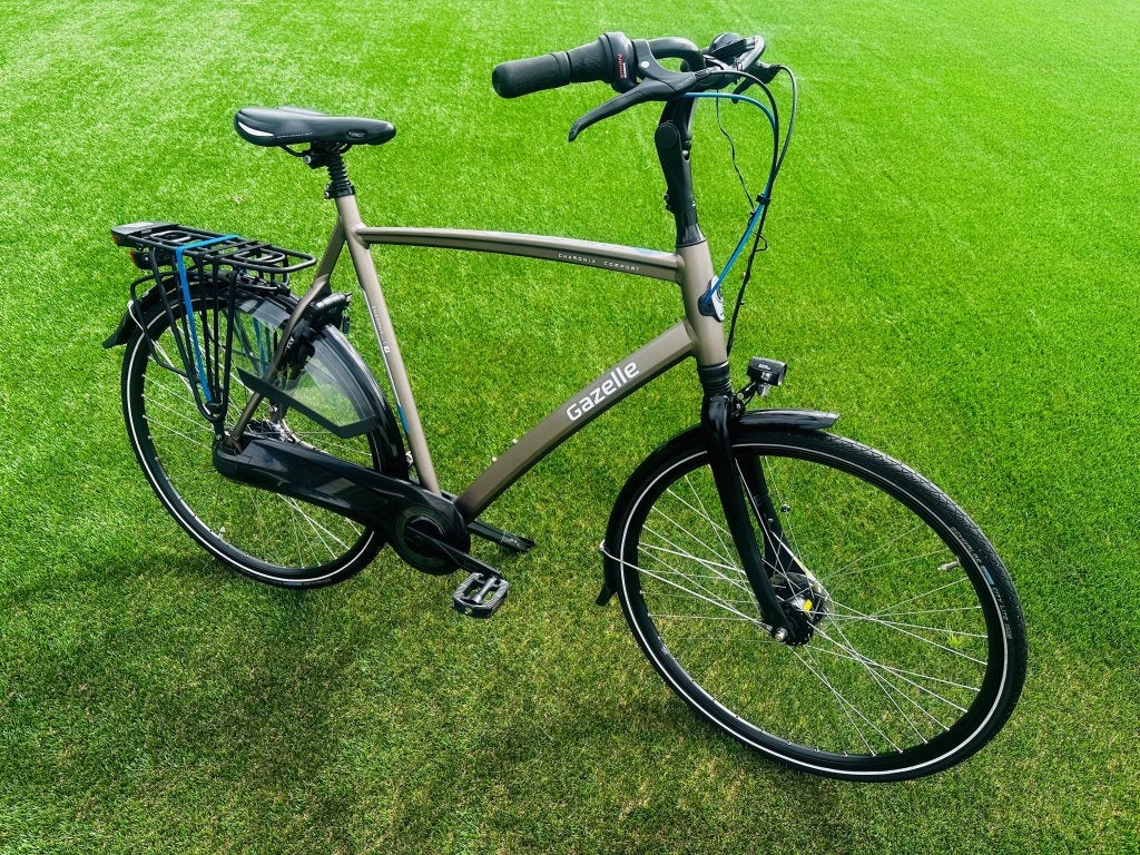 Gazelle Chamonix comfort c7 herenfiets 65cm, Niet ingevuld, Terugtraprem, Gebruikt, Versnellingen