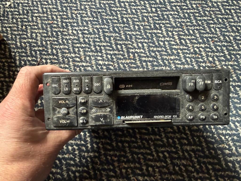 Blaupunkt Madrid rcm 105 autoradio retro, Ophalen of Verzenden, Zo goed als nieuw