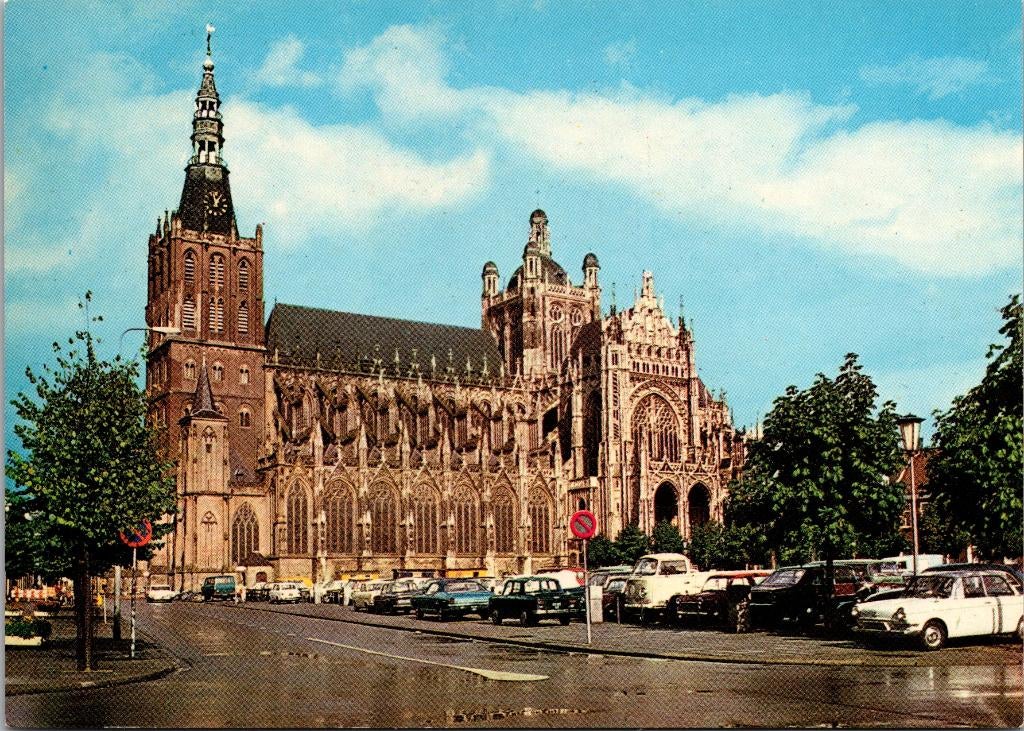 's-Hertogenbosch - Kathedrale Basiliek St. Jan (1972) 2x, Verzenden, 1960 tot 1980, Gelopen, Noord-Brabant