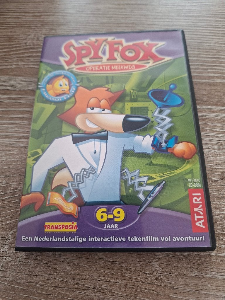 Spy Fox PC computer spel, Puzzel en Educatief, 1 speler, Eén computer, Ophalen of Verzenden