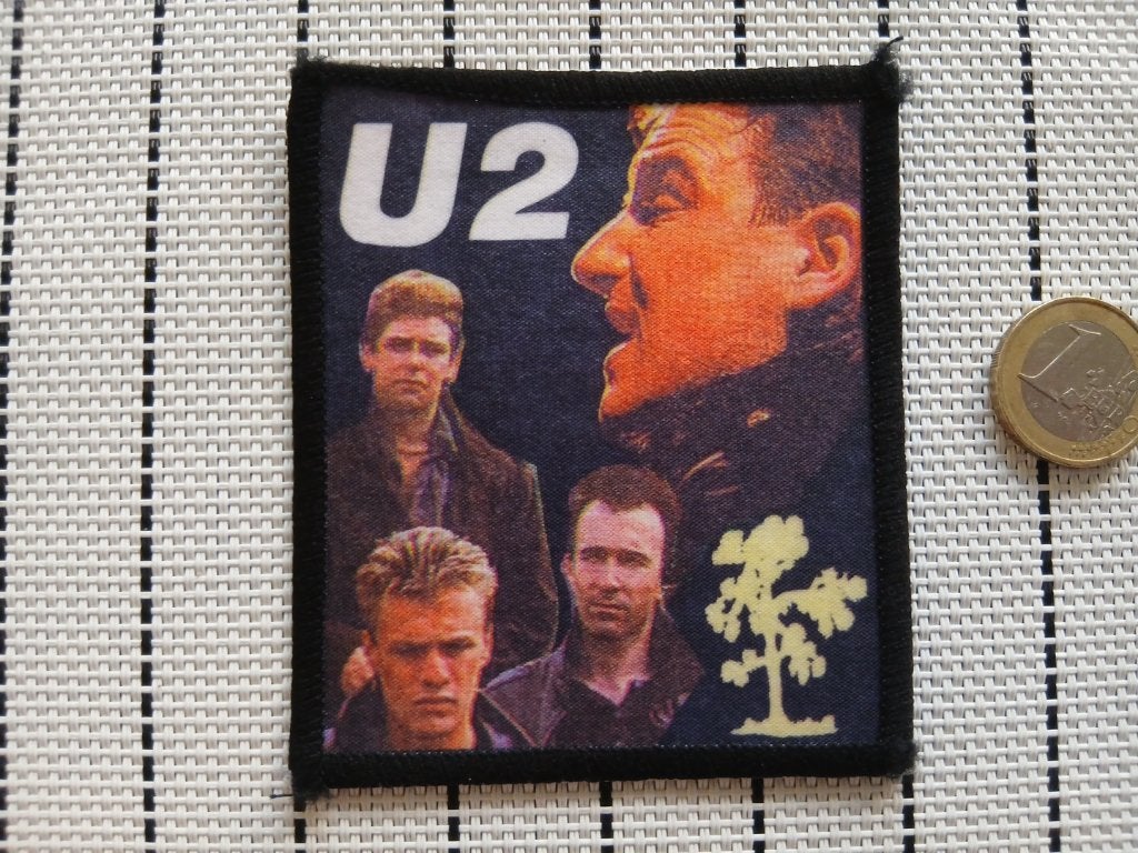 U2 Joshua Tree + band  vintage 1987 patch 35, Ophalen of Verzenden, Nieuw, Kleding