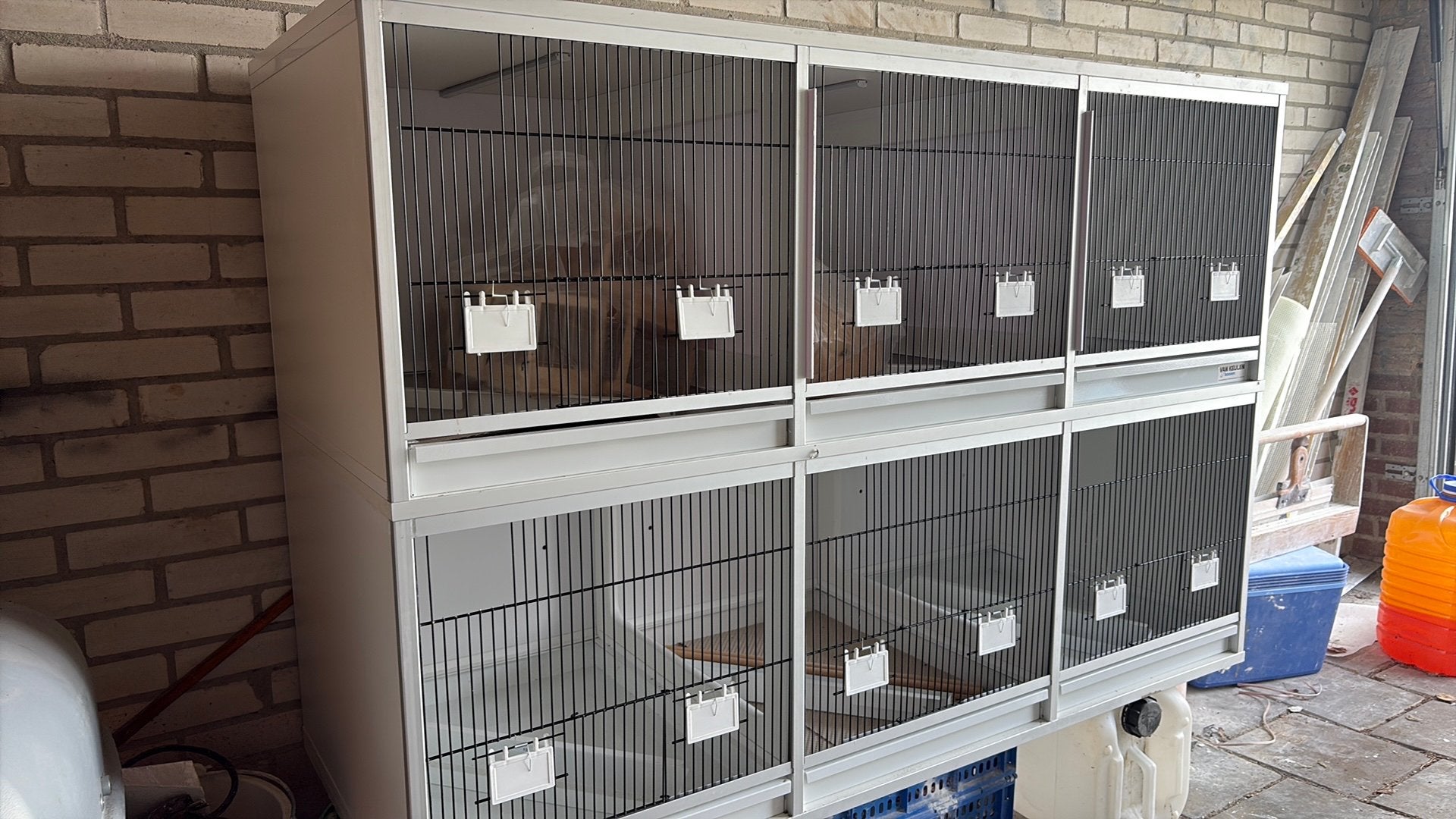 Van keulen kooien, Dieren en Toebehoren, Vogels | Hokken en Kooien, Ophalen, Zo goed als nieuw, Broedkooi of Kweekkooi