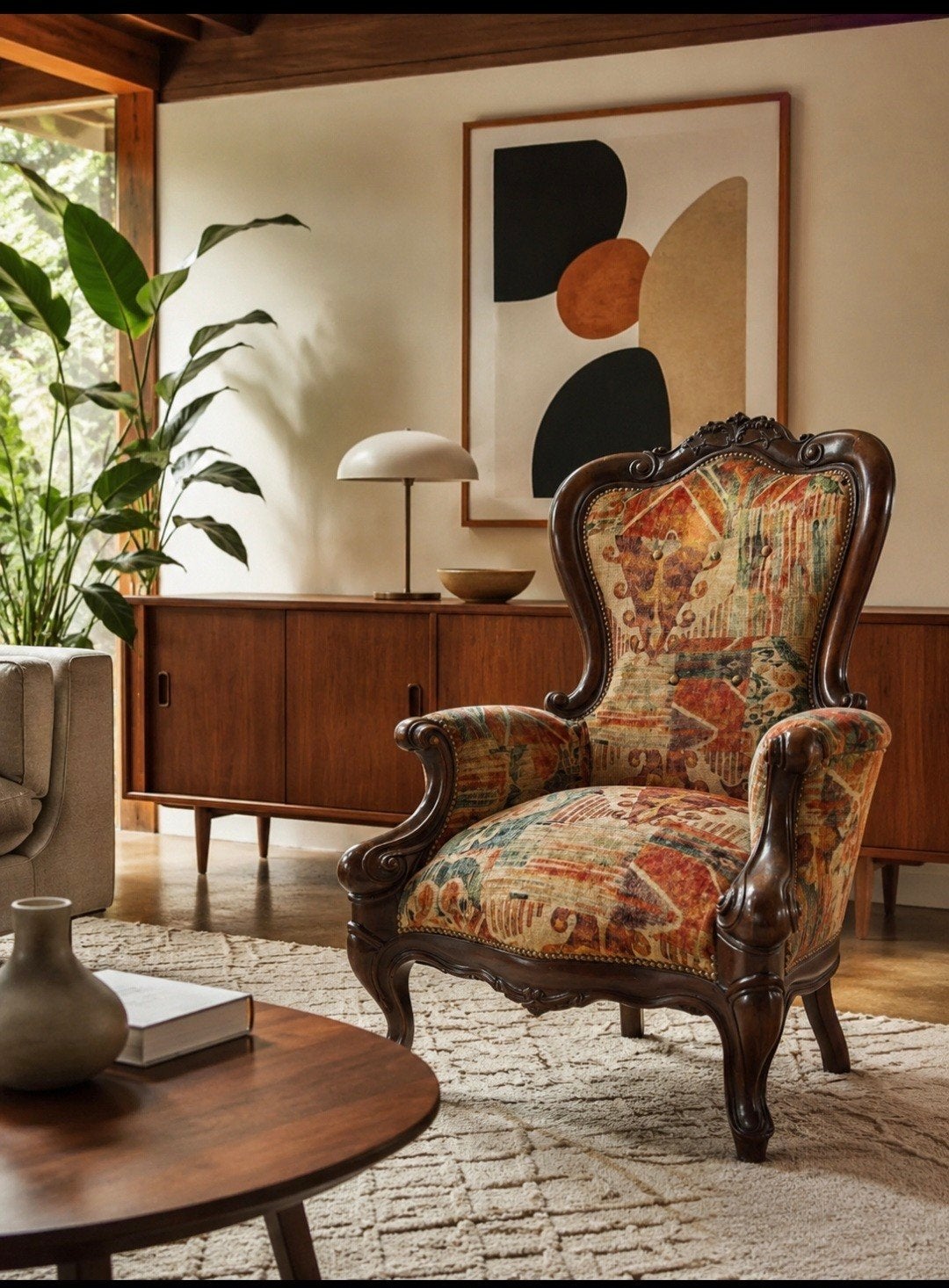 Antieke Louis Philippe Bergère Fauteuil, Antiek en Kunst, Antiek | Meubels | Stoelen en Banken, Ophalen of Verzenden