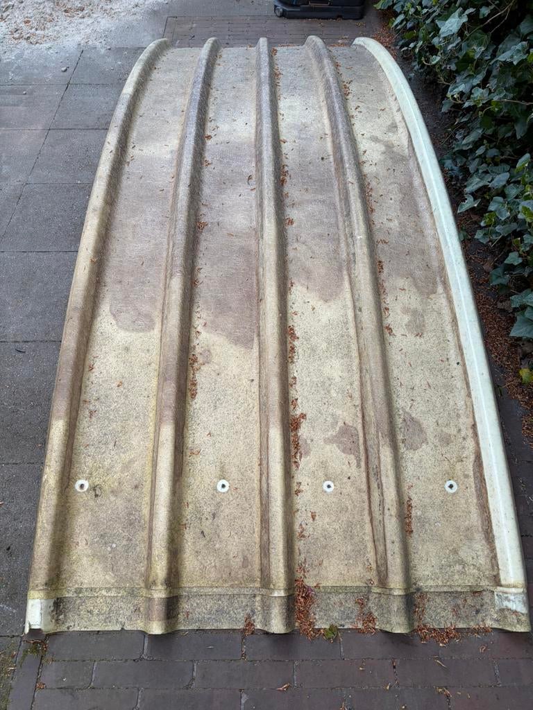 Gebogen polyester dakplaten 5 stuks, Kunststof, Gebruikt, Overige kleuren, 5 tot 10 m²