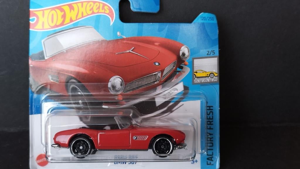 BMW 507 Red 1:64 3inch Hotwheels Pol, 1186 MJ 1 NL, Auto, Nieuw, Ophalen of Verzenden