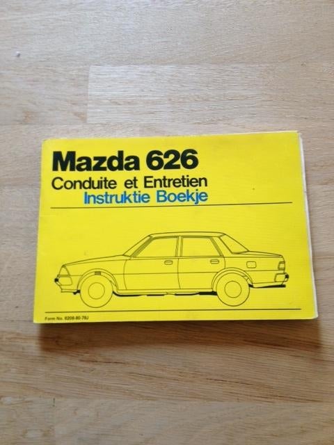 Handleiding/Instructieboekje     Mazda  626   1978  NL/Frans, Verzenden