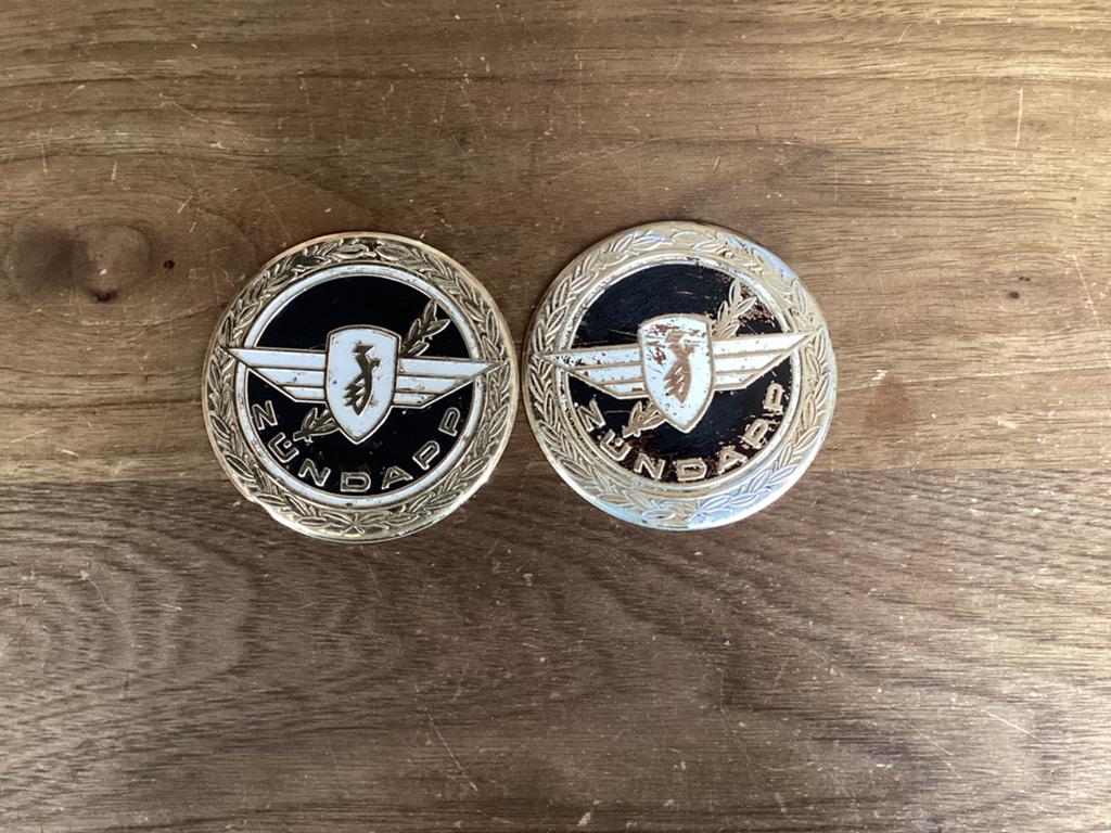 Zundapp tank embleem, Sieraden, Tassen en Uiterlijk, Manchetknopen, Ophalen, Zo goed als nieuw, Overige materialen
