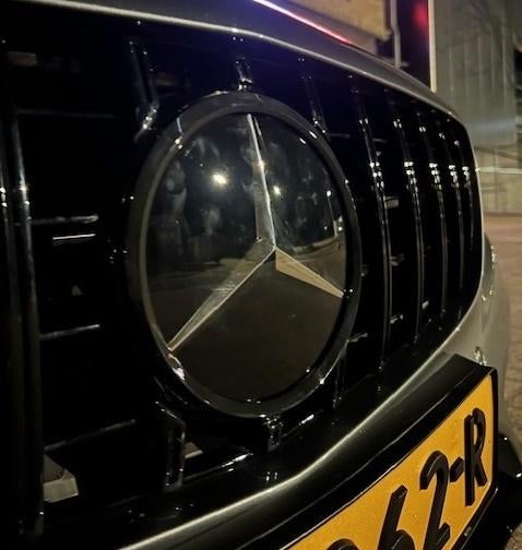 Mercedes ster voor in de grill zwart c43 c-klasse w205 w213, Ophalen of Verzenden, Nieuw
