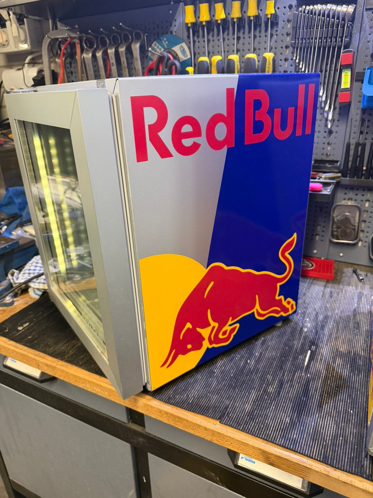 Red Bull mini koelkast, Ophalen, Zo goed als nieuw