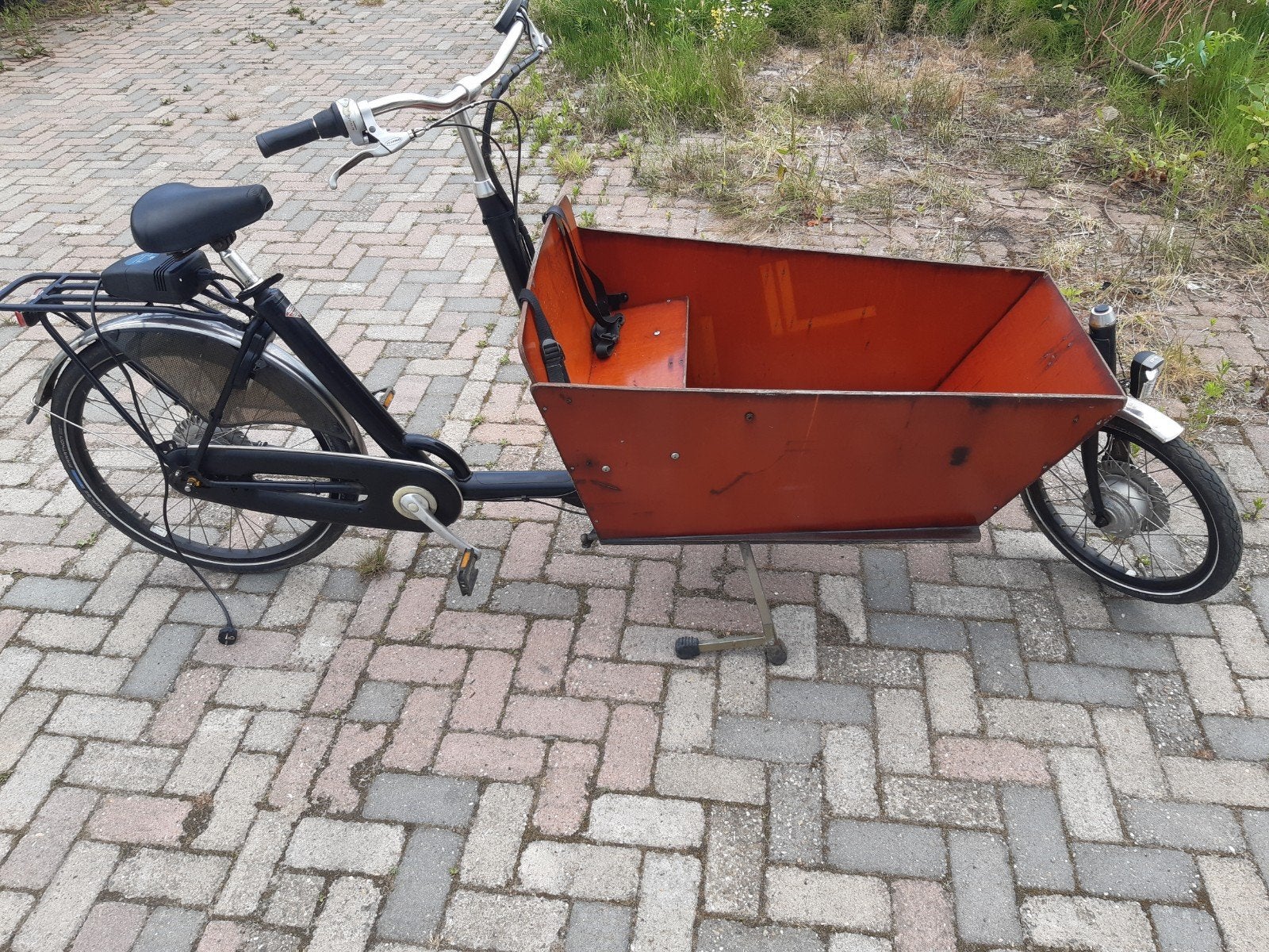 Elektrische bakfiets punt nl, Ophalen of Verzenden, Zo goed als nieuw, 4 kinderen of meer