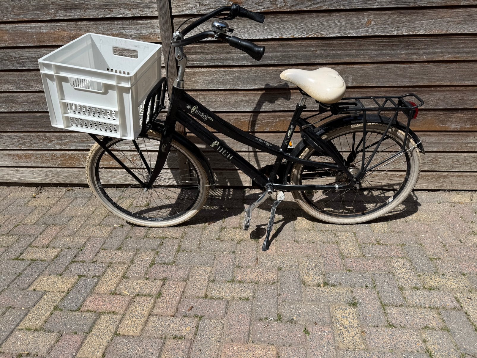 Puch dames fiets, Ophalen, Gebruikt, Terugtraprem, Versnellingen