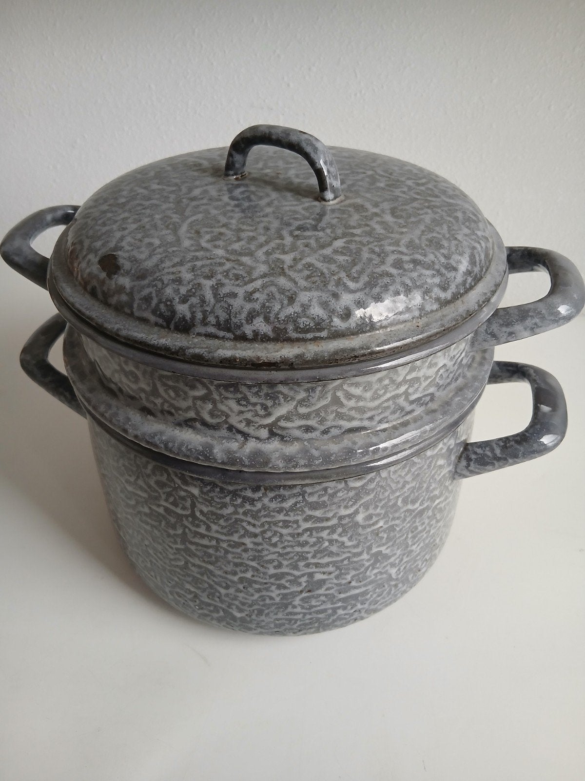 Dit is een klassieke vintage stoompan (vaak ook rijststomer, Huis en Inrichting, Ophalen of Verzenden, Overige materialen