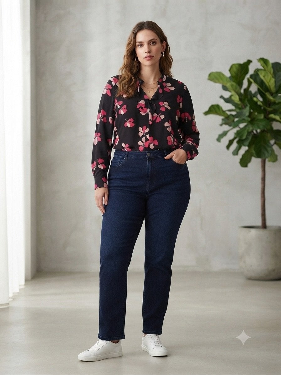 Sandwich blouse maat 42 - in zeer goede staat, Ophalen of Verzenden, Zo goed als nieuw, Maat 42/44 (L)