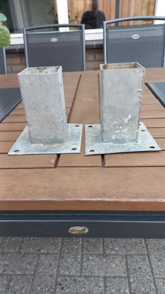 paalhouders, Tuin en Terras, Ophalen of Verzenden, Gebruikt, Minder dan 180 cm, Palen