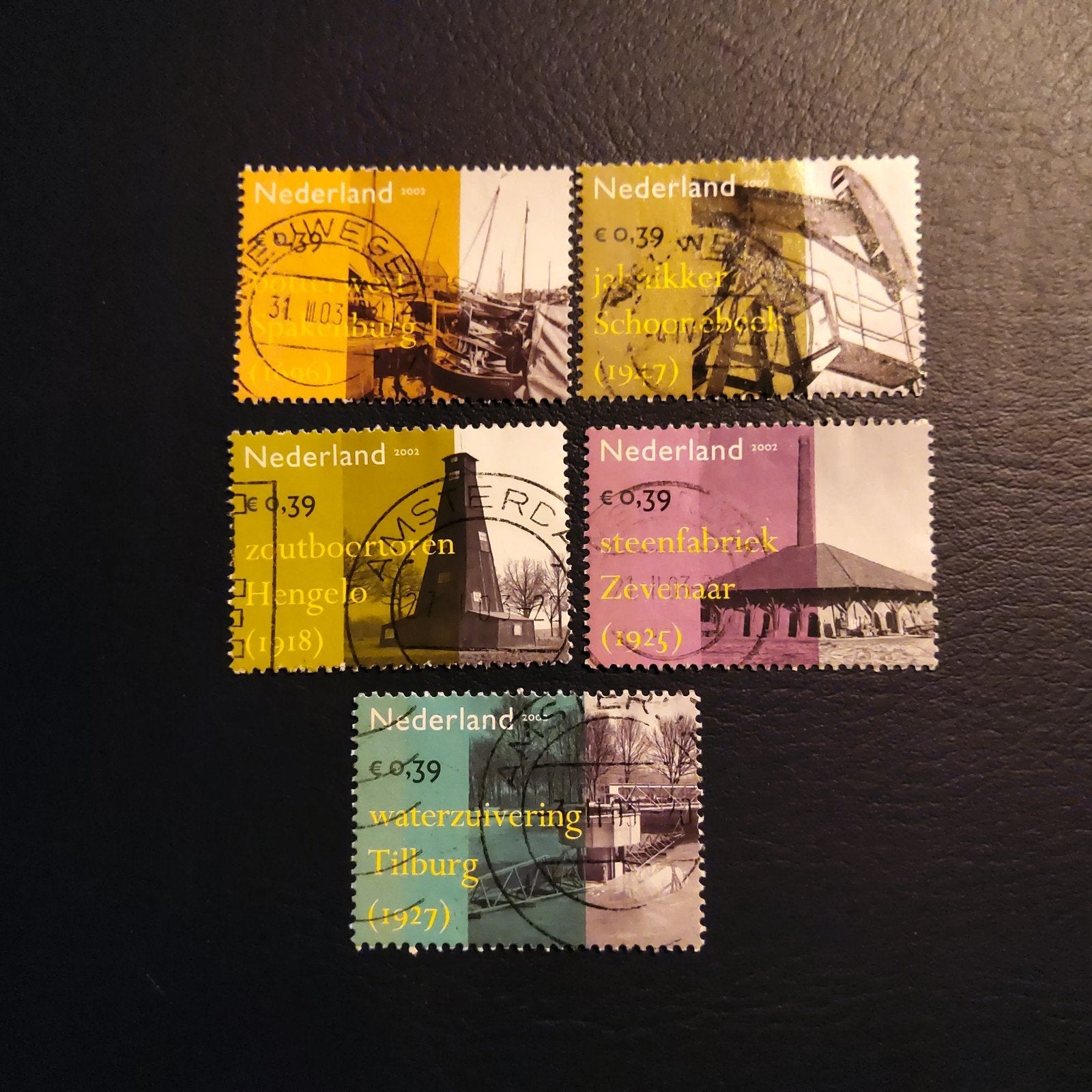 Nederland 2003 Postzegels - Industrieel Erfgoed, Ophalen of Verzenden, Na 1940, Gestempeld