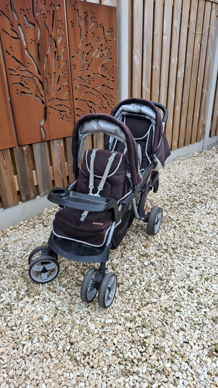 Topmark Duowagen - Ideaal voor twee kinderen, Kinderen en Baby's, Gebruikt, Duowagen, Combiwagen, Ophalen