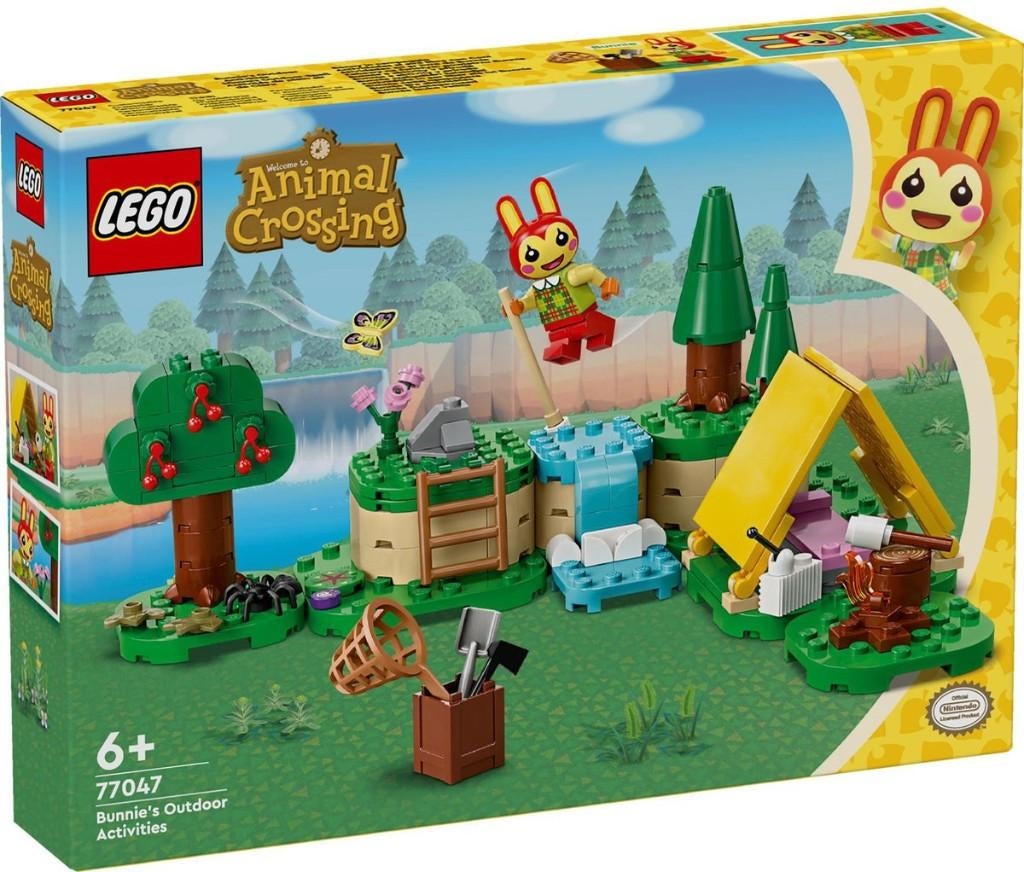 Lego Animal Crossing 77047 Kamperen met Bunnie NIEUW, Lego, Lego, Nieuw, Ophalen of Verzenden