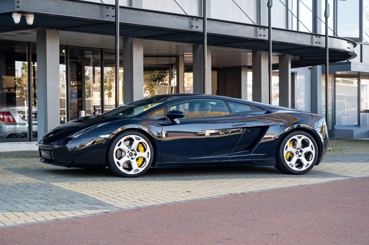 Lamborghini Gallardo LP500 5.0 V10 in manual (bj 2004), Auto's, Lederen bekleding, Gebruikt, Overige kleuren, Leder