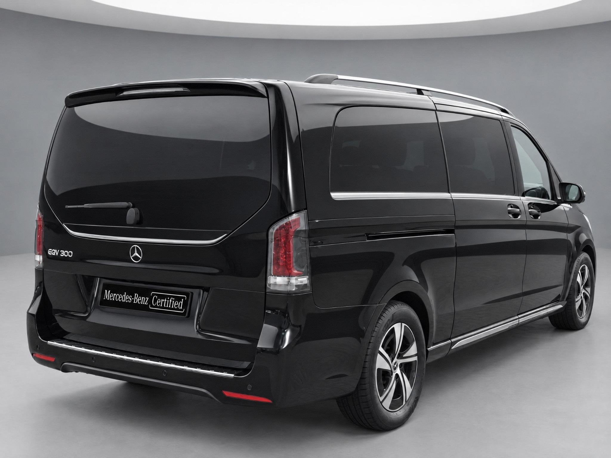 Mercedes-Benz EQV 300 L3 90 kWh, Stof, Gebruikt, Zwart, 204 pk